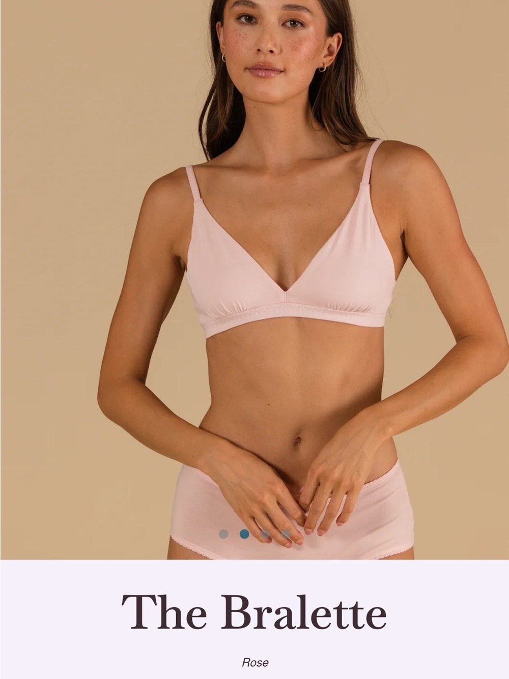NEW Iris Bralette in Rose Pink